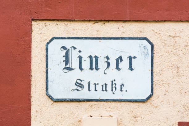 istock Gothic street sign 1169855209