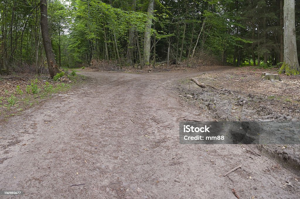 Schotterstrecke - Lizenzfrei Einspurige Straße Stock-Foto