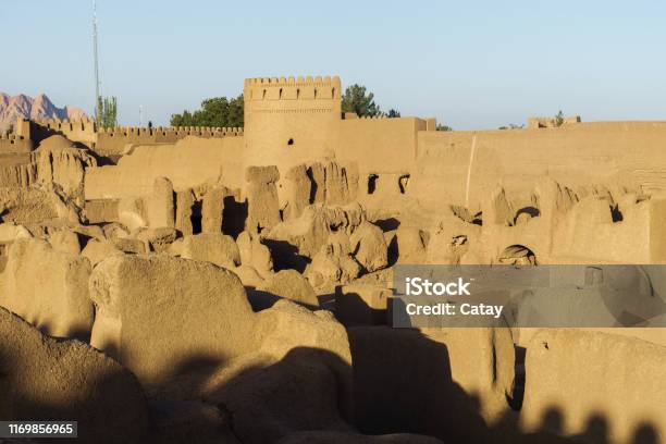 Rayen Castle In Kerman Iran Stock Photo - Download Image Now - Adobe - Material, Ancient, Ancient Civilization