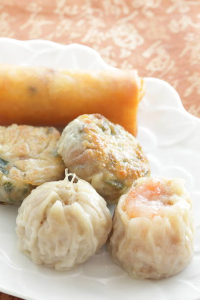 istock Chinese dumpling, shui mai and beef patty 1169863687
