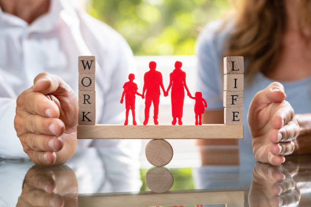 istock Couple Protecting Work And Life Balance On Seesaw 1169870489