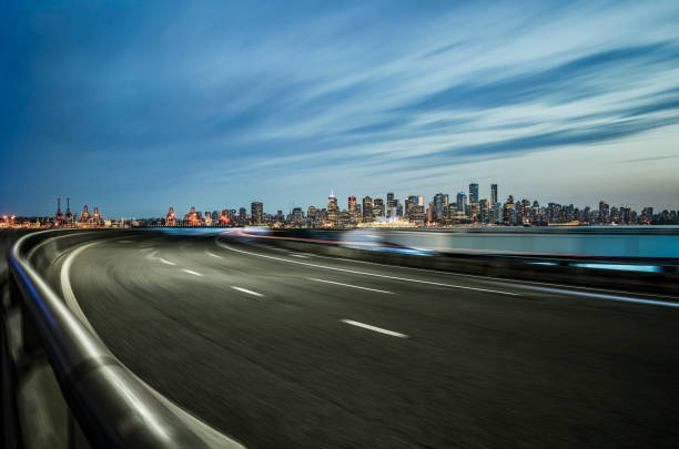 istock blurred motion road travel by vancouver harbor 1169871689