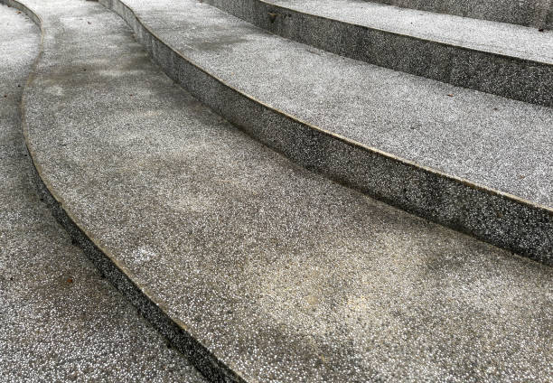 istock Abstract cement or concrete texture of stairs or steps. Diagonal stripes or lines pattern for background. 1169871771