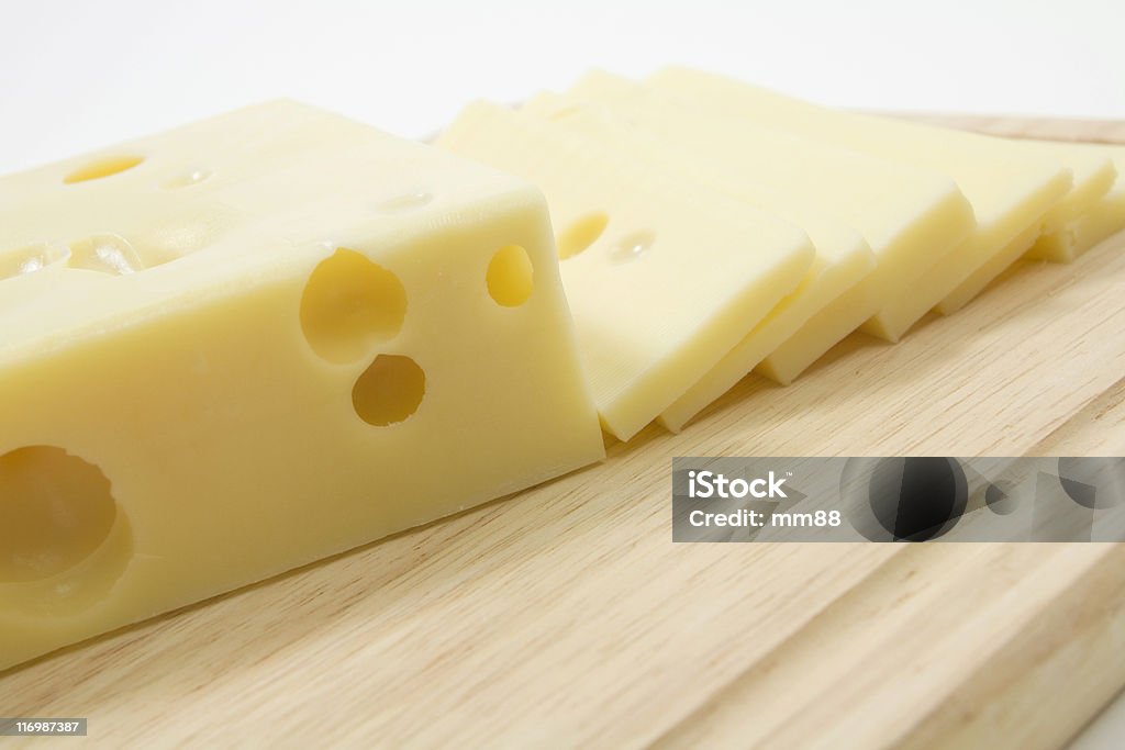 Rodajas de queso - Foto de stock de Alimento libre de derechos