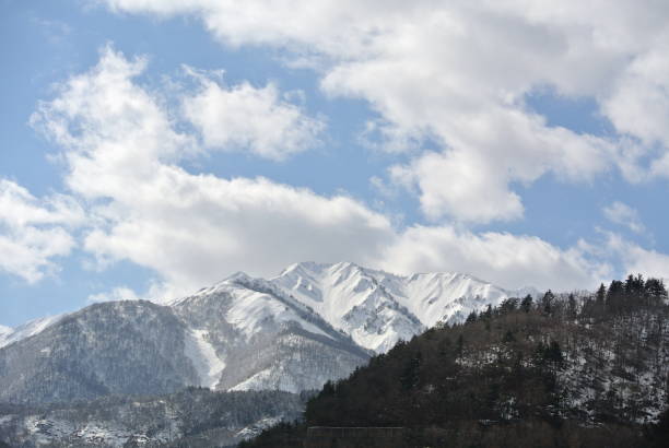 istock Snow mountains and forests in Shirakawago 1169874788
