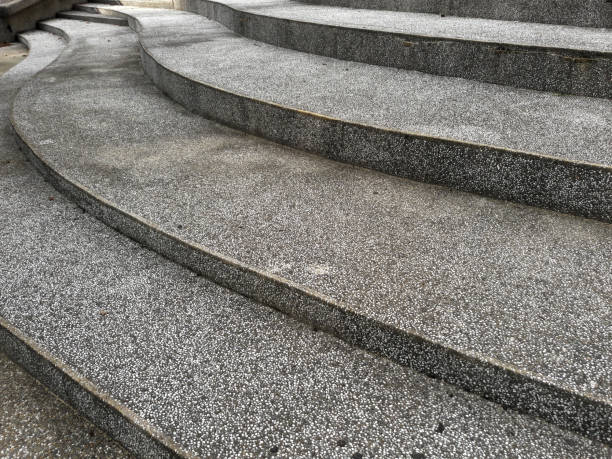 istock Abstract cement or concrete texture of stairs or steps. Diagonal stripes or lines pattern for background. 1169879994