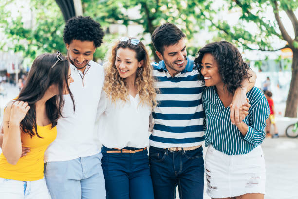 istock Happy friends outdoor 1169886382