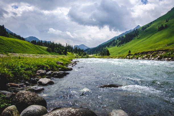 istock Rivers of Tianshan Mountains 1169886992