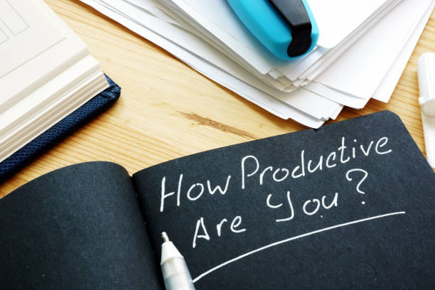 istock How productive are you question. Productivity concept. 1169888408