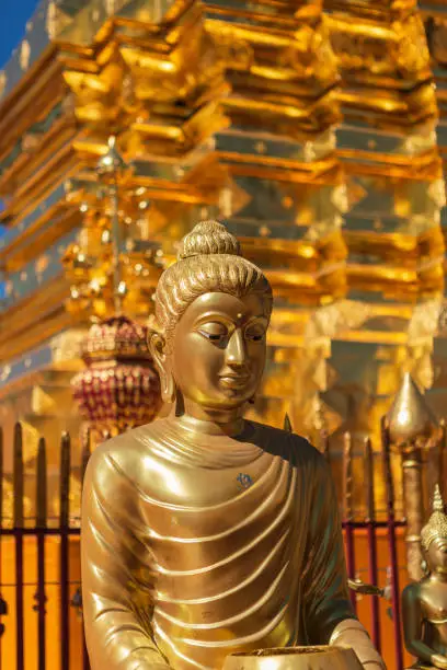 Photo of Wat Phra That Doi Suthep, the temple in Chiang Mai, Popular historical temple in Thailand.