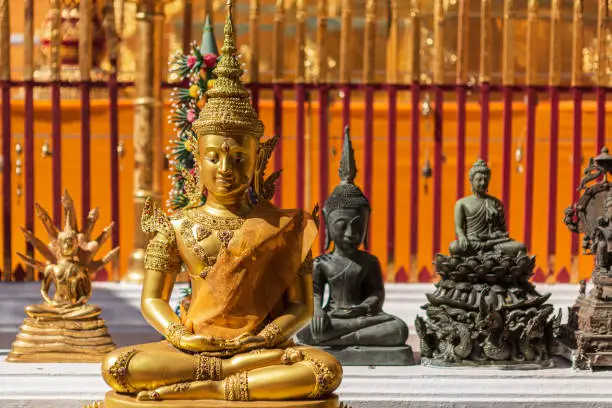 Photo of Wat Phra That Doi Suthep, the temple in Chiang Mai, Popular historical temple in Thailand.