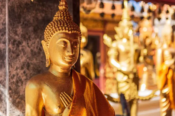 Photo of Wat Phra That Doi Suthep, the temple in Chiang Mai, Popular historical temple in Thailand.