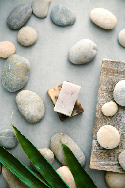 istock Spa products in natural setting 1169892367