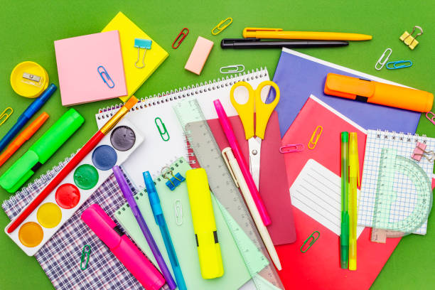 istock Back to school concept. School education supplies 1169894483
