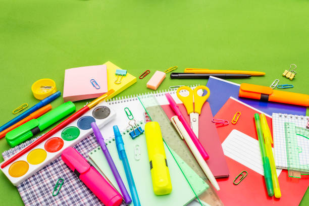 istock Back to school concept. School education supplies 1169894511
