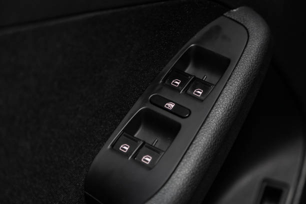istock details and controls of modern car. 1169897691