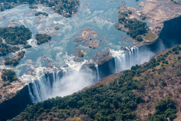 istock Victoria Falls Aerial View 1169900272
