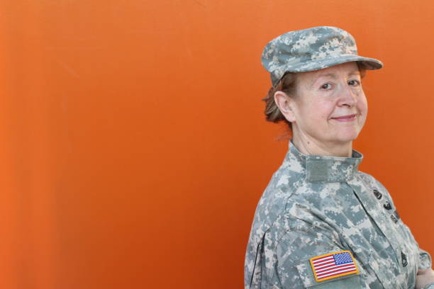 istock Mature female U.S. army veteran 1169906292