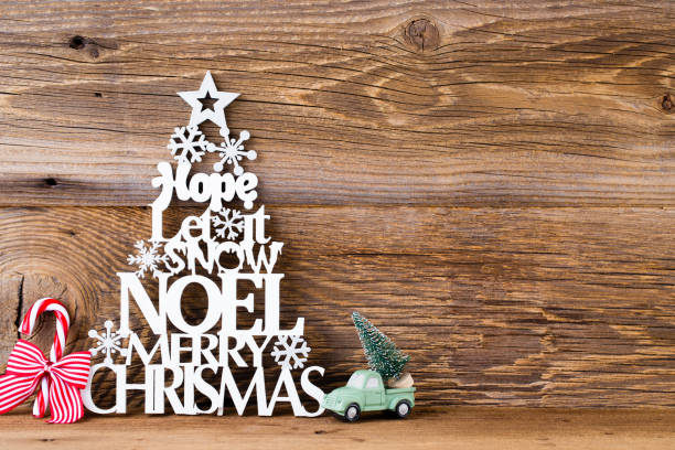 istock Christmas tree, Noel wish, spruce of the letters. 1169919747