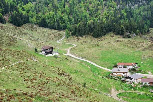 istock Farms in the alps 116992187