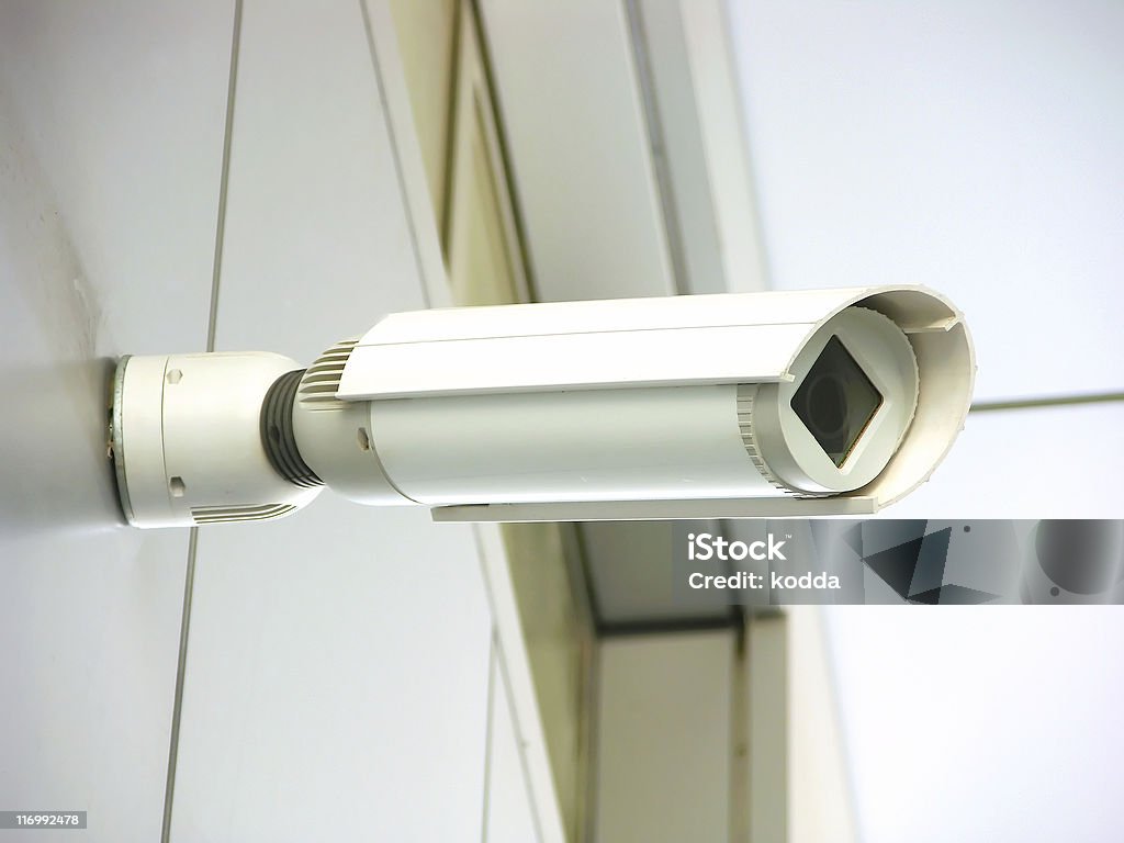 Caméra de surveillance - Photo de Affichage digital libre de droits