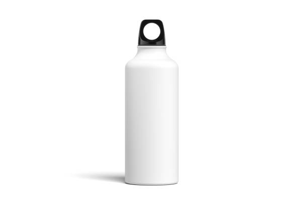 istock Bottle for water isolated on white background. 3d rendering. Minimalism. reuse 1169928716