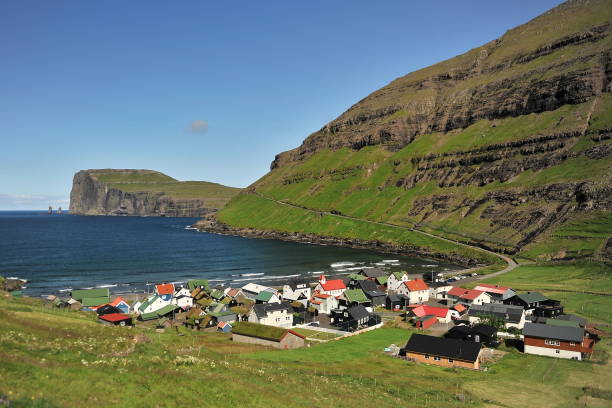 Small village by the sea.