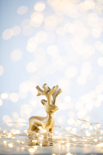 istock Christmas bokeh background with decorative star. 1169945681
