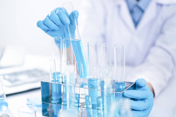 istock Researcher in the laboratory Studying with chemicals And microscopes 1169949853