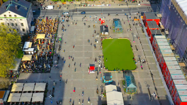 istock Flying over central Stockholm, near Medborgarplatsen, Gotgatan, Sodermalm 1169953085