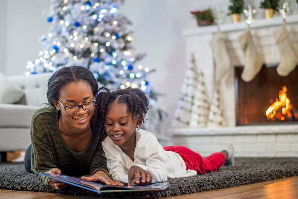 istock Mother and daughter at Christmas 1169953423