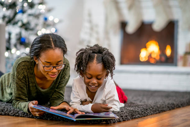 istock Mother and daughter at Christmas 1169953587