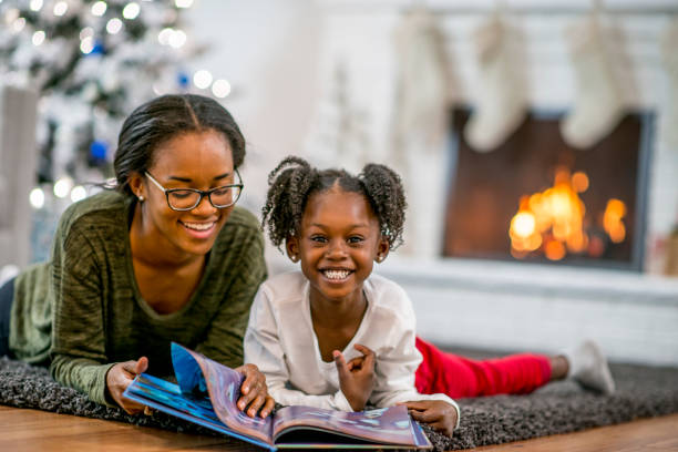 istock Mother and daughter at Christmas 1169953767