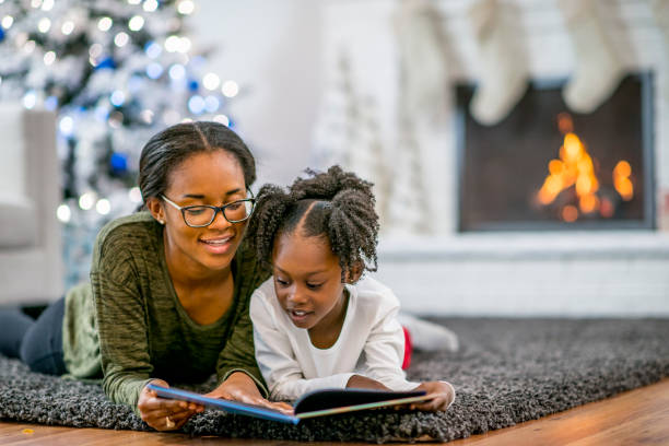 istock Mother and daughter at Christmas 1169954104