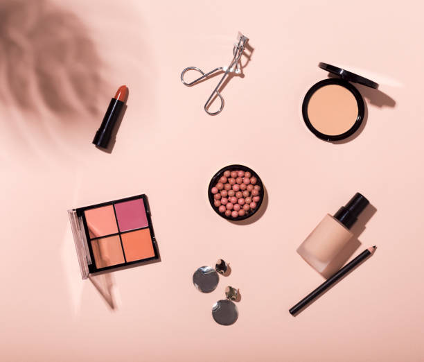 istock Professional cosmetic for advertisement on light pink 1169954210