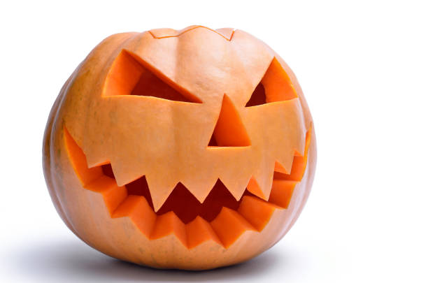 istock Jack's head of a lantern carved from pumpkin for Halloween 1169968252