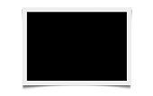 istock Black Screen with White Frame Isolated 1169976861
