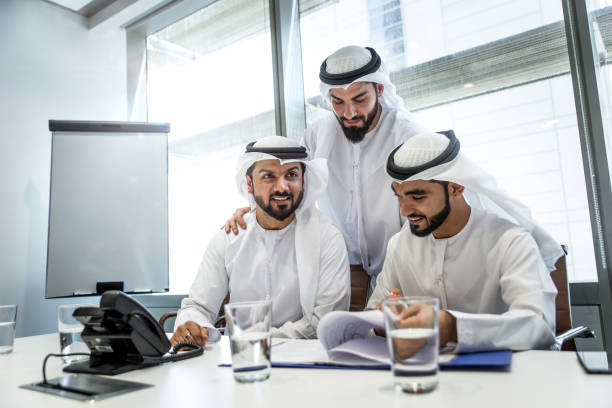 istock Arabic business team in the office 1169977015