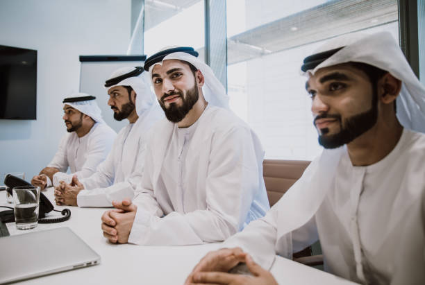 istock Arabic business team in the office 1169977624