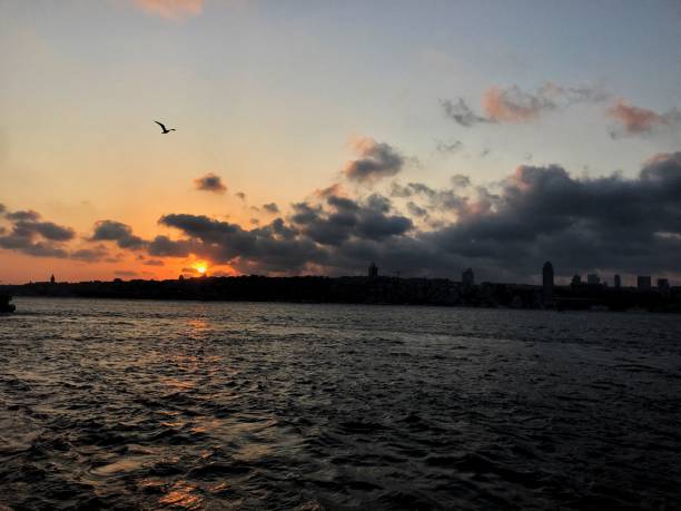 istock istanbul evening skyline and sunset 1169983192