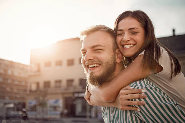 istock Happy young loving couple 1169983422