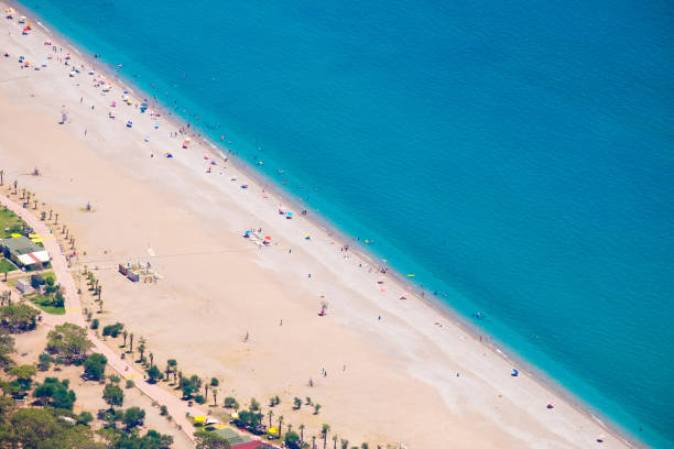 istock View on the beach in Antalya, Turkey. 1169992125