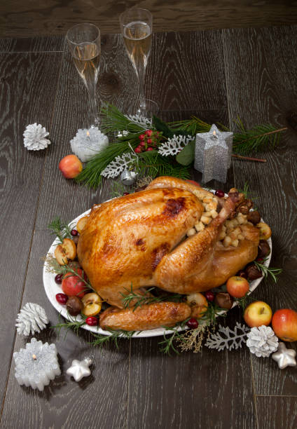 istock Roasted Christmas Turkey with Grab Apples 1170007538