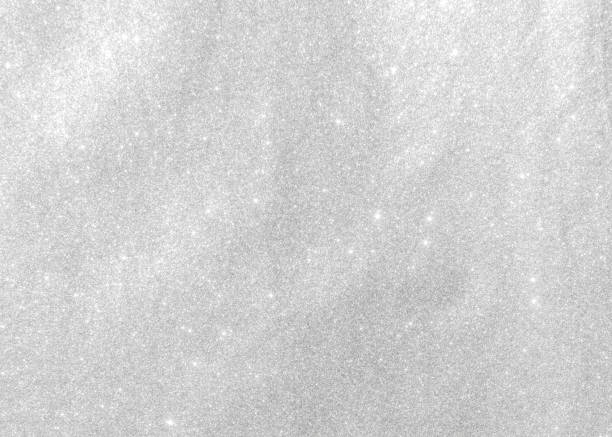 istock Silver glitter texture white sparkling shiny wrapping paper background for Christmas holiday seasonal wallpaper decoration, greeting and wedding invitation card design element 1170007782