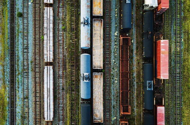 istock Aerial View of Rail Yard 1170012053