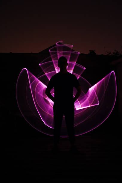 istock Silhouette of a man standing from the front. 1170015947