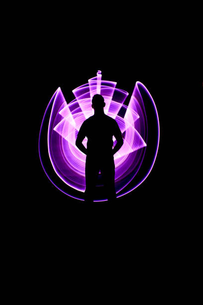 istock Silhouette of a man standing from the front. 1170015982