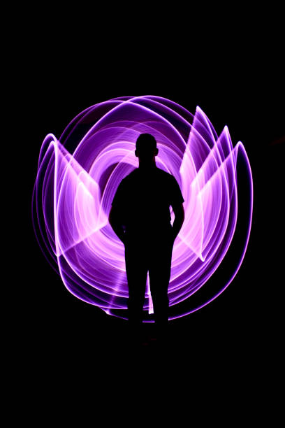 istock Silhouette of a man standing from the front. 1170016238