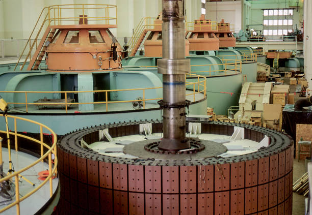 electric generators at Shasta Dam, California