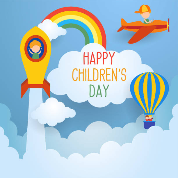 Happy children's day for children celebration stock illustration Happy children's day for children celebration stock illustration Children's Day stock illustrations